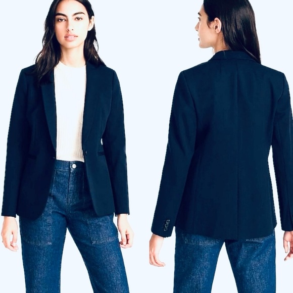 J. CREW Willa Blazer Jacket
Womens Navy Blue Italian Wool, navy - Picture 3 of 8